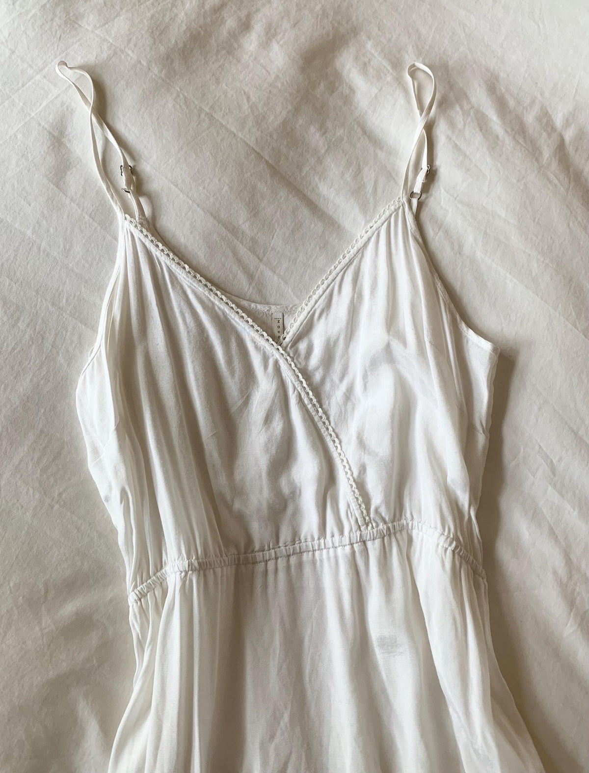 90s Nougat London Sheer Silk 50s Style Dress - Medium