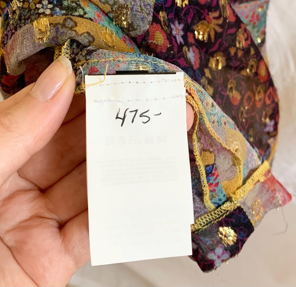 Y2K Sheer Silk Gianfranco Ferre Patchwork Camisole - Medium