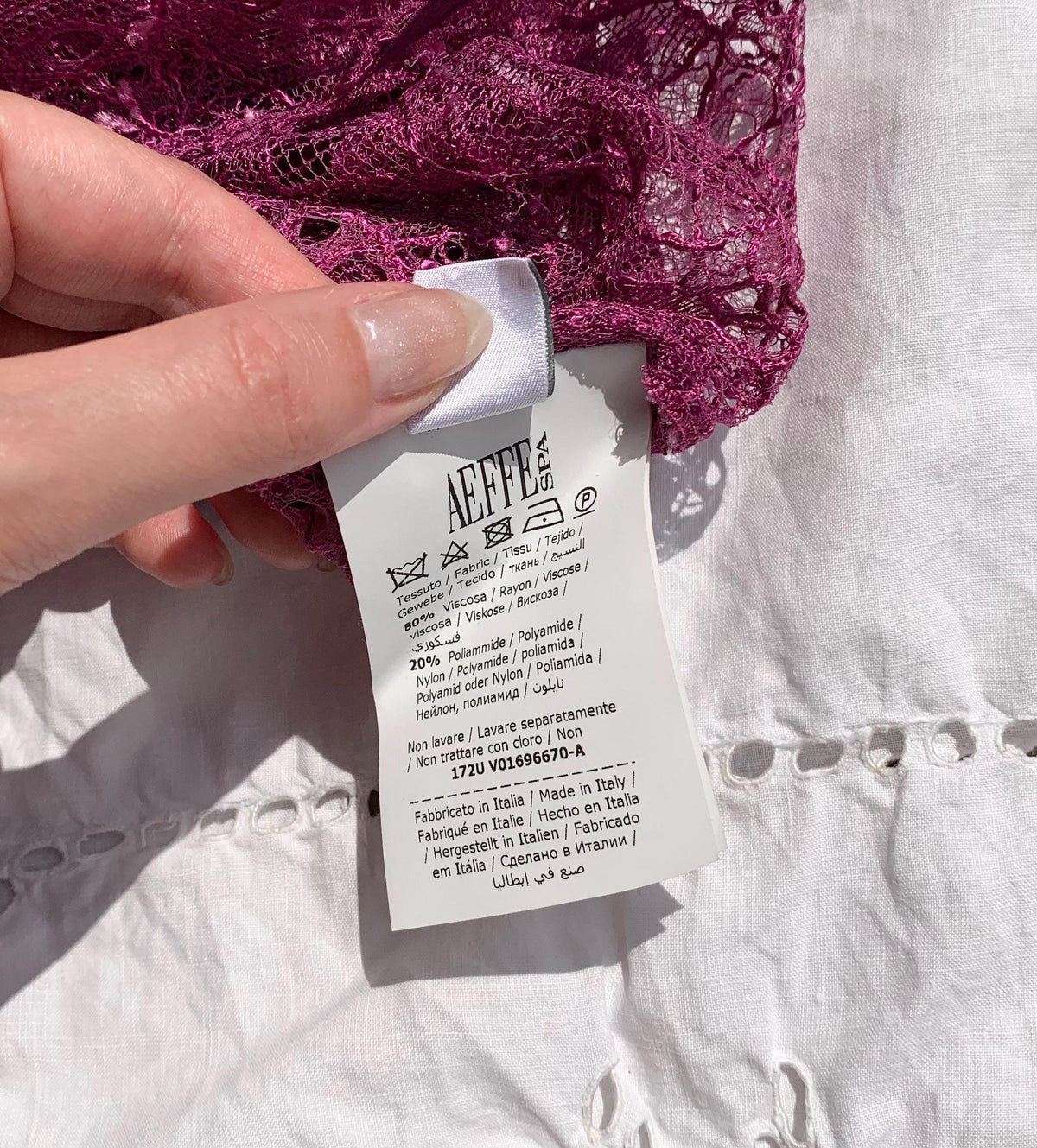Y2K Alberta Ferretti Sheer Lace Maxi Skirt - Small / 28
