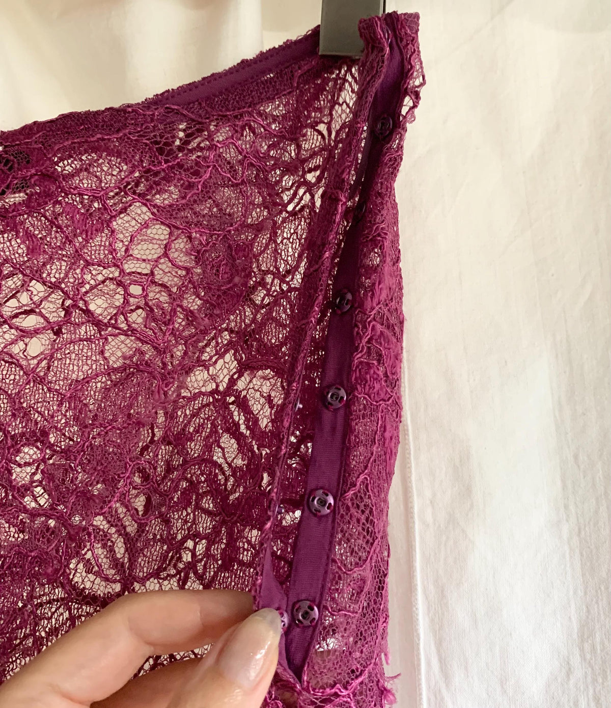 Y2K Alberta Ferretti Sheer Lace Maxi Skirt - Small / 28